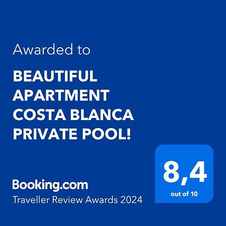 Beautiful Apartment Costa Blanca Private Pool! Oliva Ngoại thất bức ảnh